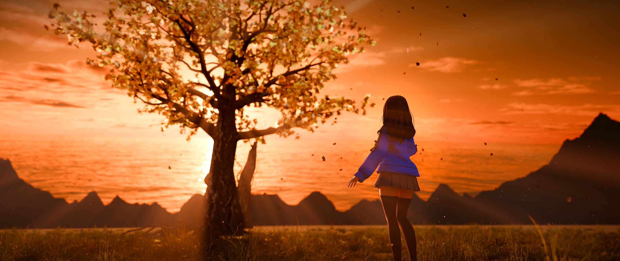 xeu beneath the oak at last light